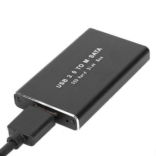 MSATA vers USB 3.0 SSD Boîtier Disque Dur Externe Boîte De Stockage Boîtier Adaptateur pour 30X50mm 30X30m