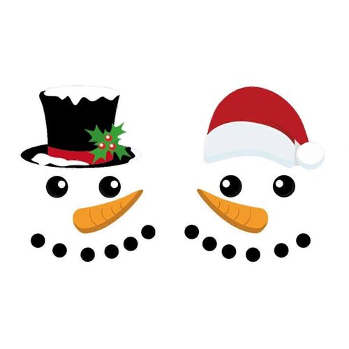 Joyeux Noël Autocollant Décoratif Pour Porte D'entrée Aimant Autocollant Réfrigérateur Noël