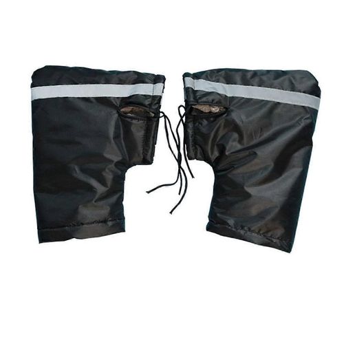 Gants De Guidon De Moto Vtt D¿Hiver, Poignée De Scooter Coupe-Vent Et Anti-Neige Vers Le Bas De La Crique De Protection