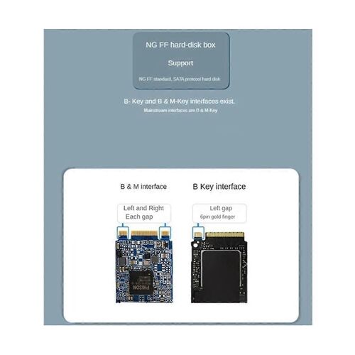Boîtier SSD M2 NGFF SATA vers USB 3.1 Gen 2 5Gbps Boîtier SSD pour clé NGFF SATA B / (B+M) clé SSD Box M
