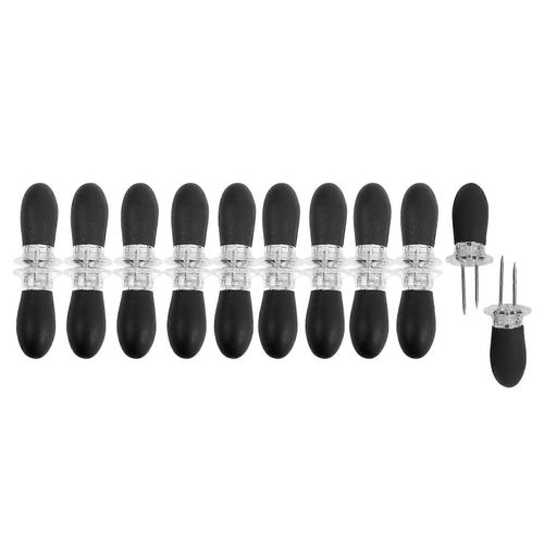 20 Pcs/10 Paires Porte-Maïs Portable Porte-Fruits Barbecue Fournitures En Acier Inoxydable Maïs Sur L'épi