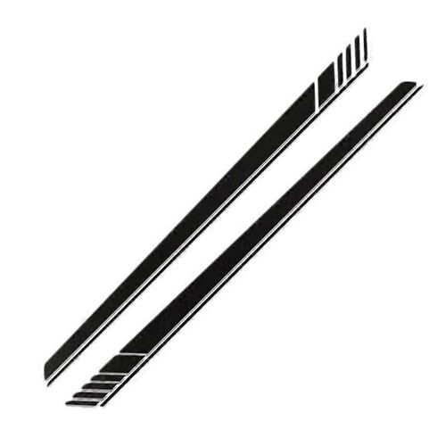 Décalcomanies De Corps En Vinyle Sports Racing Long Universal Diy Styling Car Stickers Stripe Pour 2pcs 220x14cm