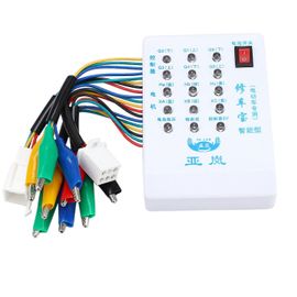 Testeur De Contrôleur De Moteur Sans Balais 24v / 36v / 48v / 60v / 72v Voiture Électrique E-Bike Scooter Hall Tester Test
