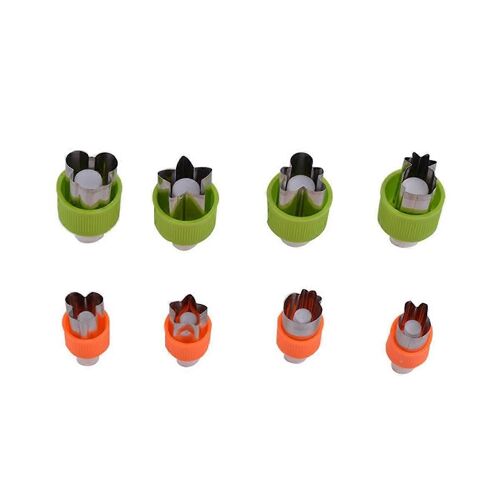 Emporte-Pièces En Acier Inoxydable Coupe-Fruits De Légumes Coupe-Légumes En Forme D'animal Coupe-Biscuits + Conception Push-Pull