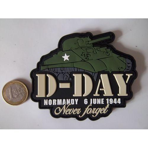 Écusson D-Day M4 Sherman Char Américain Insigne Pvc