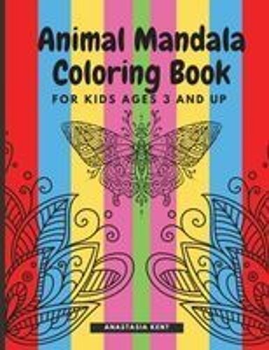 Animal Mandala Coloring Book For Kids Ages 3 And Up