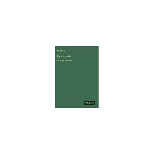 Neue Novellen