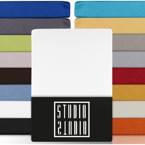 Tianyi-Basic Drap Housse 90x200 Cm, 100% Coton Peigné, Certifié Oeko-Tex 100, Qualité De Marque, Drap De Matelas 90 X 200 Jusqu'à 25 Cm, Blanc