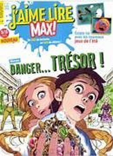 J'aime Lire Max , Le N° 188 De Août 2014 - Roman : Danger .... Trésor ! - 82 Pages , État Comme Neuf