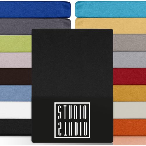 Tianyi-Basic Drap Housse 180x200 Cm, 100% Coton Peigné, Certifié Oeko-Tex 100, Qualité De Marque, Drap De Matelas 180 X 200 Jusqu'à 25 Cm, Anthracite