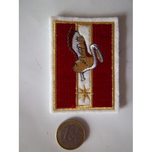 2ème Brigade Logistique Dissolution 2009 Insigne Tissu Militaire Écusson Pélican