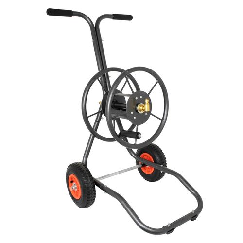 Dévidoir de tuyau de 30 m pour tuyau d'arrosage Dévidoir sans tuyau pour que vous puissiez utiliser votre propre tuyau d'arrosage