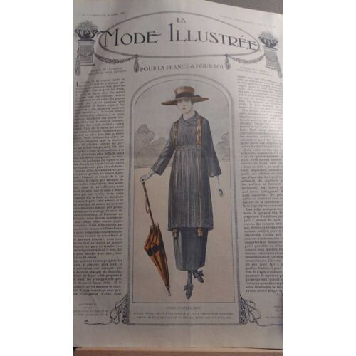 La Mode Illustrée Numéro 13 31 Mars 1918 Pour La France Et Pour Soi