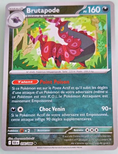 Brutapode 056/086 - - Pokeball - Ev10.5 - Carte Pokemon