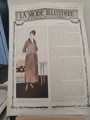 La Mode Illustrée Numéro 49 9 Décembre 1917 Fatigue Scolaire
