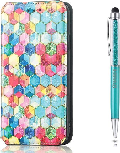 Coque Pour Oppo F17 Pro, Housse Oppo F17 Pro, Etui Rabat Protection Housse Premium En Cuir Pu,Pochette Fermeture Magntique,Flip Case Compatible Avec Oppo F17 Pro (Color 1)