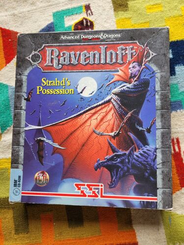 Ravenloft : Strahd's Possession. Jeu Official Advanced Dungeons & Dragons. 2nd Edition, Computer Game.