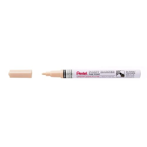 Pentel Marqueur Peinture Paint Marker, Pointe Fine, Crème