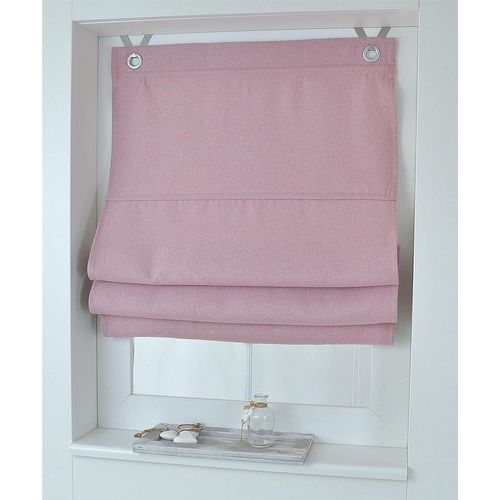 Store Bateau Dimout Blackout Oeilets Sans Perçage Rose 45 X130 Cm