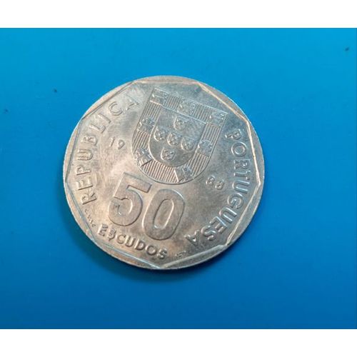 Pièce De Collection 50 Escudos Portugal 1988