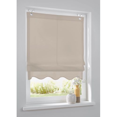Ersan-Store Bateau Olivia Beige Avec Oeillet Ca. 45 * 140 Cm