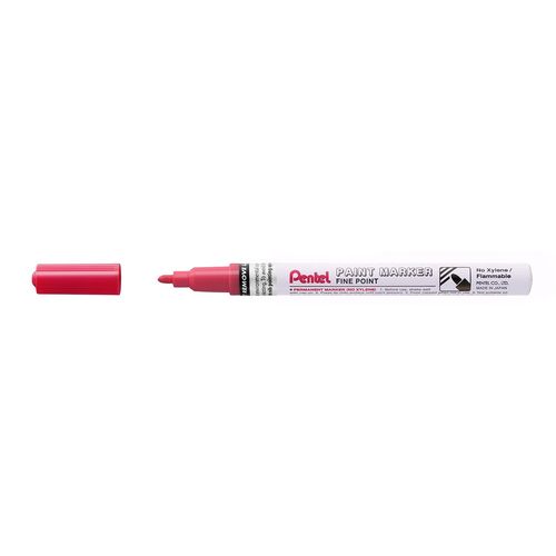 Pentel Marqueur Peinture Paint Marker, Pointe Fine, Rouge