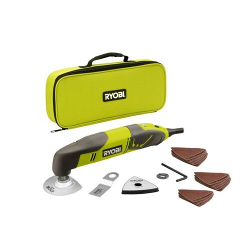 Pack RYOBI Outil multifonctions RMT200-S - 200W - 10 triangles abrasifs - RAK10MT