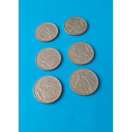 Lot De 6 Pièces Espagne – 5 Pesetas Franco & Juan Carlos I