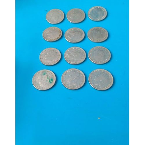 Lot De 12 Pièces Espagne – 5 Pesetas Juan Carlos I