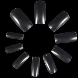 Jum-500 Pièces Carré Faux Ongles Transparent Art Tips Artificiel Abs Ongles De Ballet Pour Femmes Fille 10 Tailles 