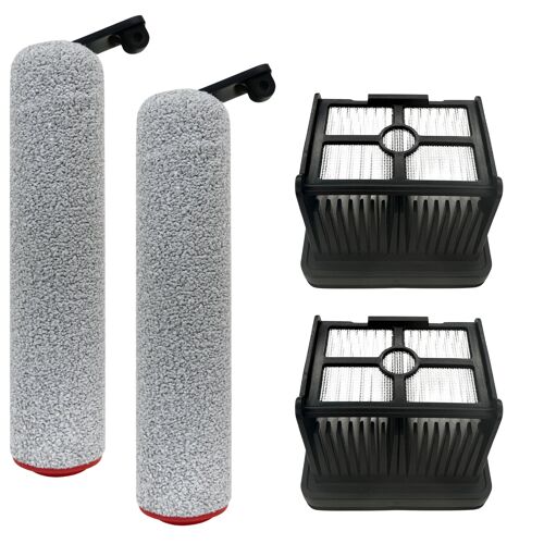 Pack accessoires pour Dreame H12 Pro / H12 Dual [Lot 2] Rouleau Brosse Filtre Phonillico®