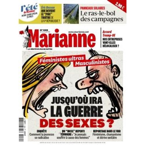 Marianne Hebdo Politique N° 1482 Du 7 Aout 2025 Jusqu'Où Ira La Guerre Des Sexes?
