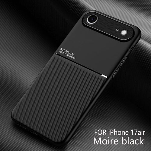 Coque Pour Iphone 17 Air,Technologie De Sérigraphie Protection Tpu Housse Iphone 17 Air - Noir