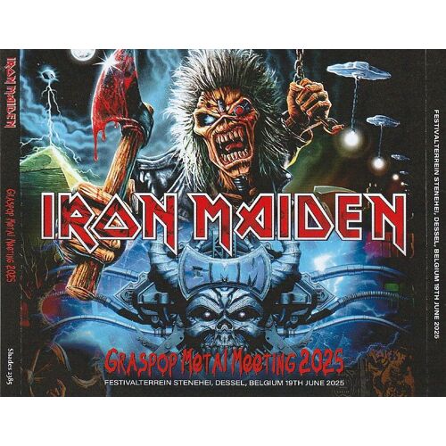 2 Cd'S + Dvd - Iron Maiden - Live Graspop 2025