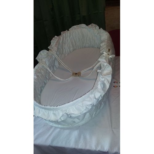 Couffin Habillage Blanc Avec Matelas