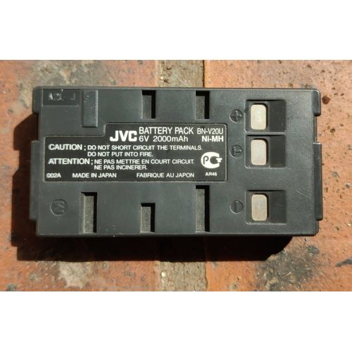 Batterie JVC  pack 6V 2000mAH BN-V20U