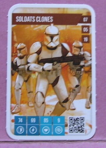 Carte Star Wars - Soldats Clones - 07 - 05 - 19 - Auchan 2025