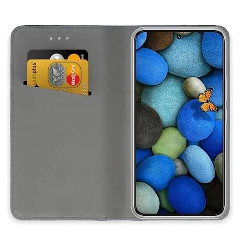 Housse Pour Samsung Galaxy S25 5g - Etui Coque Pochette Portefeuille + Film Ecran - Noir Magnet