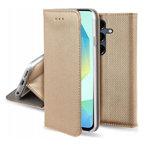 Housse pour Samsung Galaxy A17 5G - etui coque pochette portefeuille + film ecran - OR MAGNET