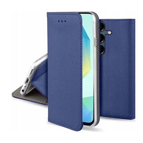 Housse Pour Samsung Galaxy A17 5g - Etui Coque Pochette Portefeuille + Film Ecran - Bleu Magnet
