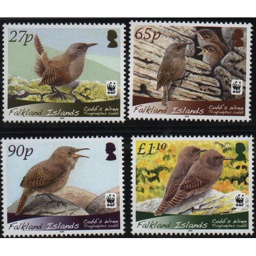 Iles Falklands Timbres Animaux : Oiseaux 2009