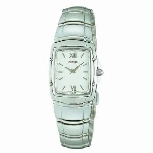 Montre - Seiko - Suj057 - Quartz - Analogique - Femme - Acier Blanc