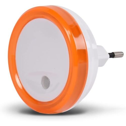 Subzonal-Hec0085, Veilleuse Chambre Enfant, Veilleuse Bébé Enfichable, Détection Crépusculaire, Couleur Orange, Pluglight Orange