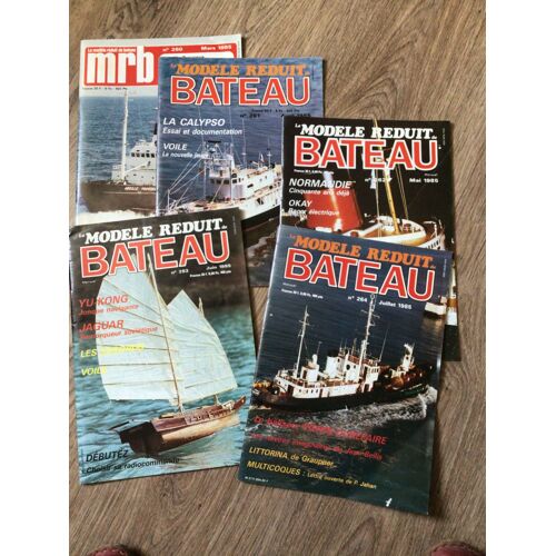 Mrb - Le Modèle Réduit De Bateau - Lot De 5 Numéros (260 À 264)