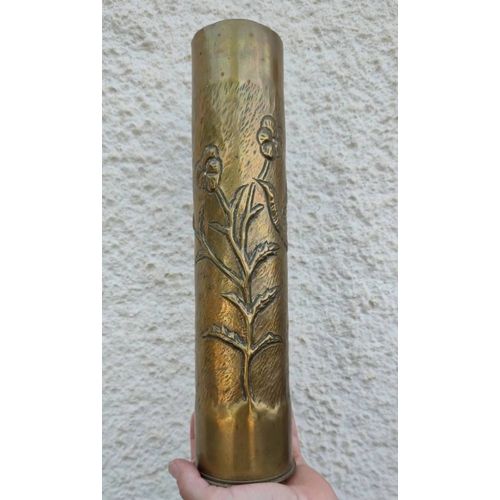 Ancien Obus 14/18 Sculpté