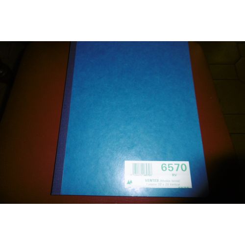 Exacompta Journal Des Ventes 25x32cm N° 6570 Bleu