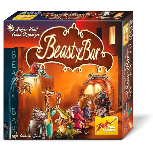 601105155 Beasty Bar - Le Jeu De Cartes À Mâcher, Maintenant Avec Des Cartes Xxl Dans Une Nouvelle Taille De Boîte, Pour 2 À 4 Joueurs, Jeu De Stratégie Pour Enfants À Partir De 8 Ans