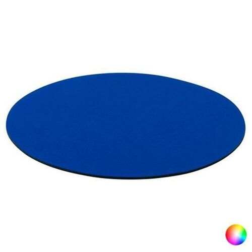 Tapis de souris en polyester et silicone - Tapis 20 cm pour ordinateur PC portable Couleur - Rouge