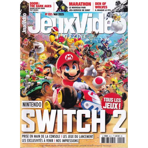 Jeux Vidéo Magazine - N°292 - Mai 2025 - Nintendo Switch 2 - Tous Les Jeux ! - Prise En Main De La Console - Les Jeux Du Lancement - Les Exclusivités À Venir - Nos Impressions
