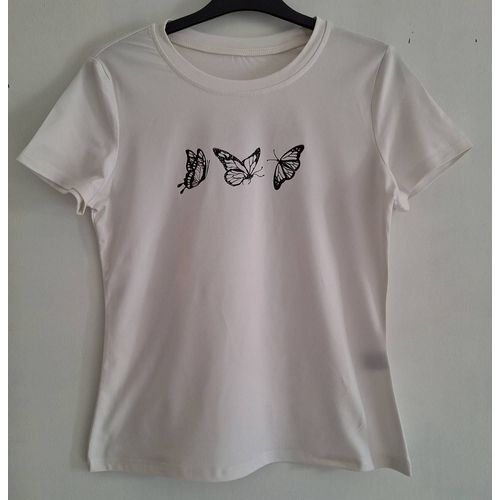 Tee-Shirt Imprimé Papillons